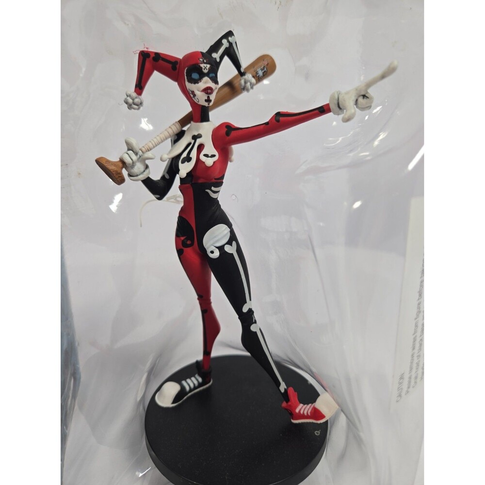 Harley Quinn DC Artists Alley Nooligan Day of the Dead GameStop Exclusive In Box